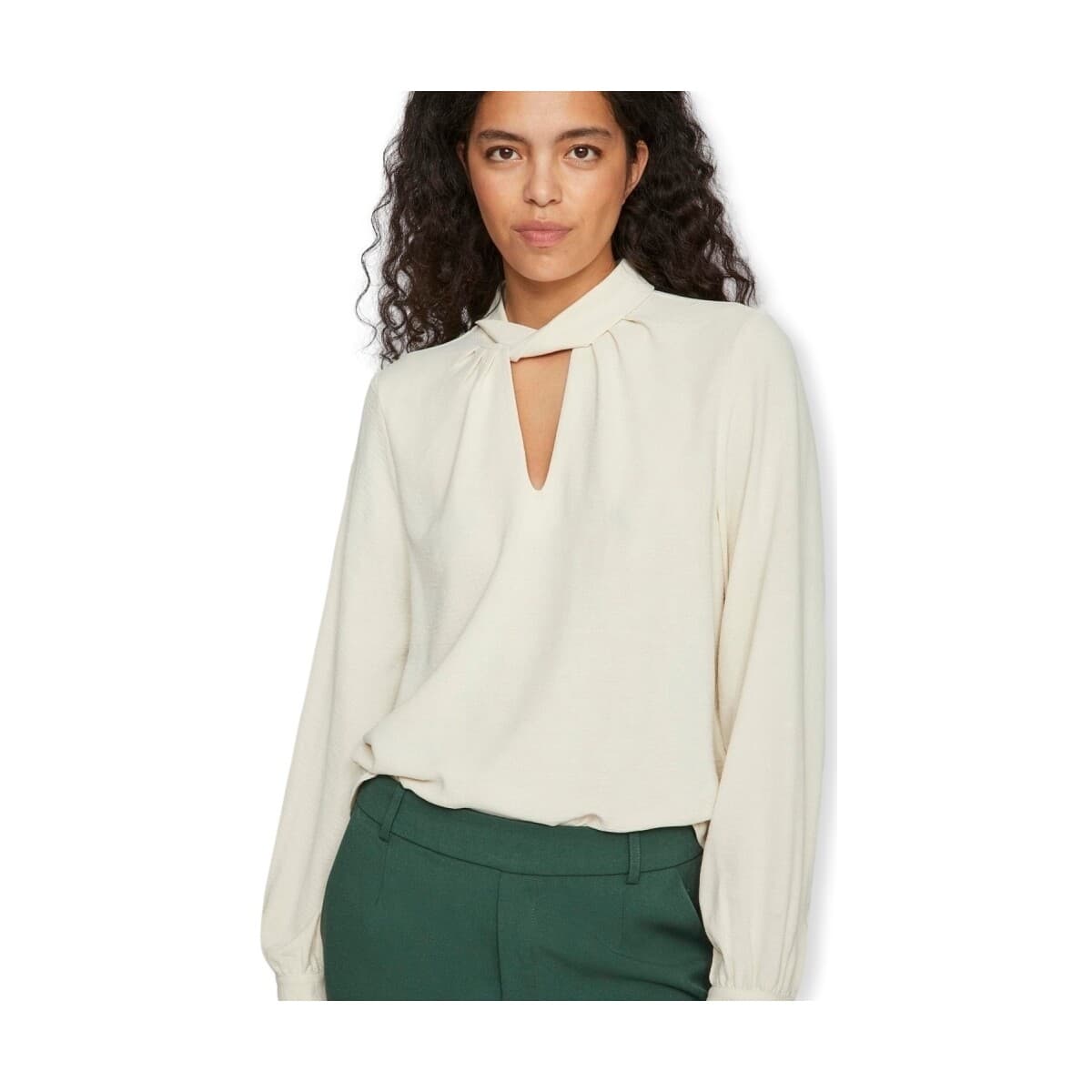 Women's T-Shirts Vila White