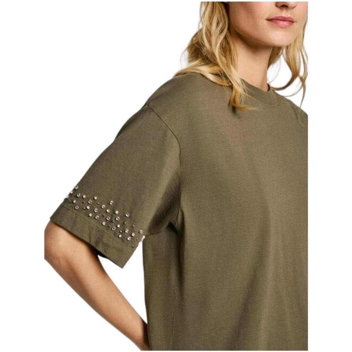 Women's T-Shirts Pepe Jeans Green