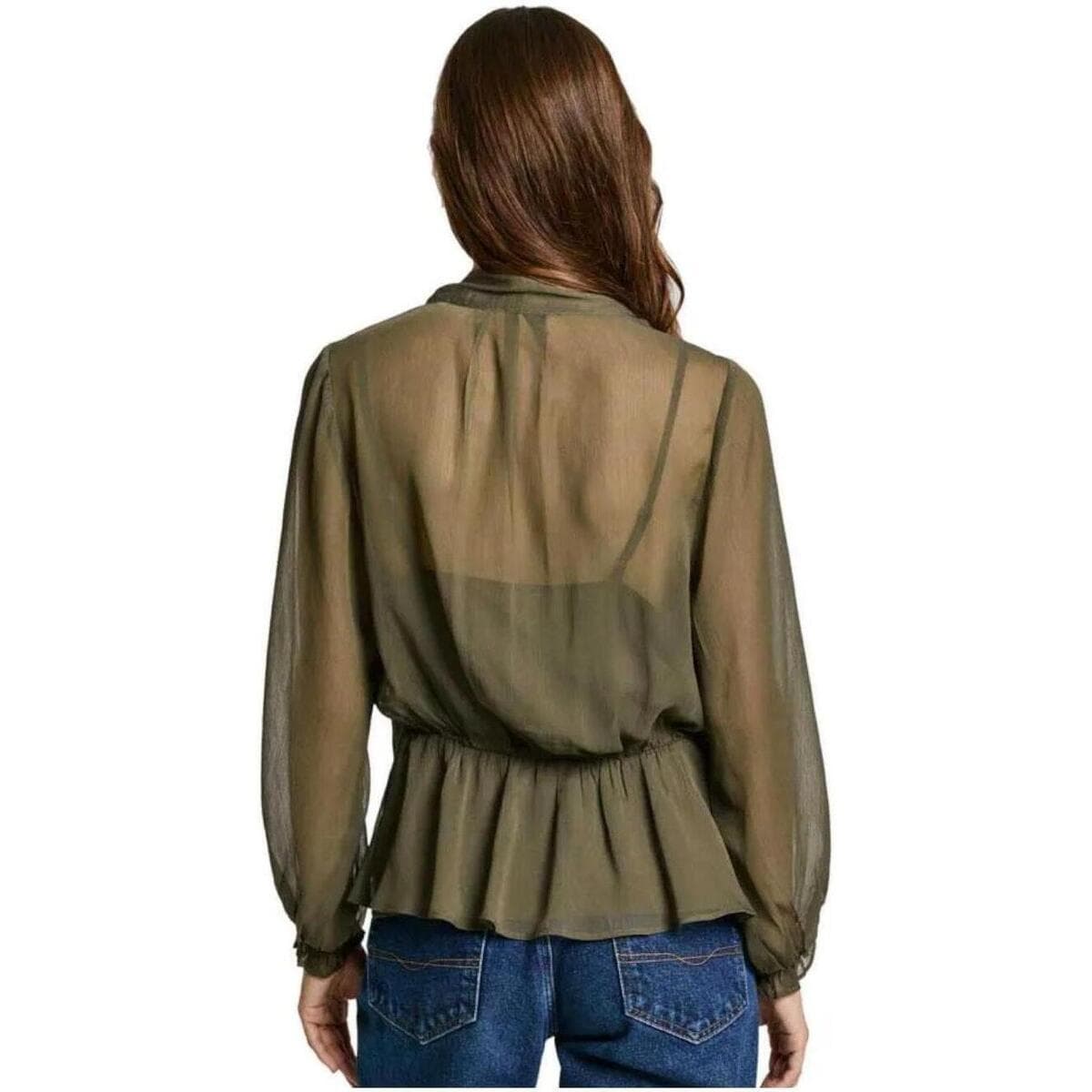 Women's T-Shirts Pepe Jeans Green