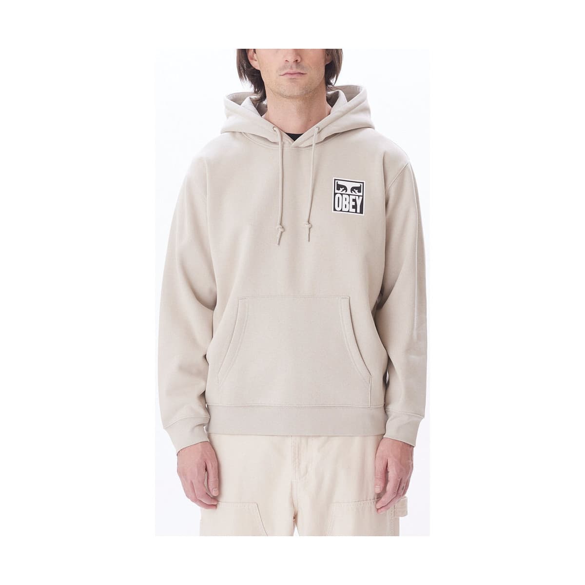 T-shirt με κουκούλα Obey eyes icon hood