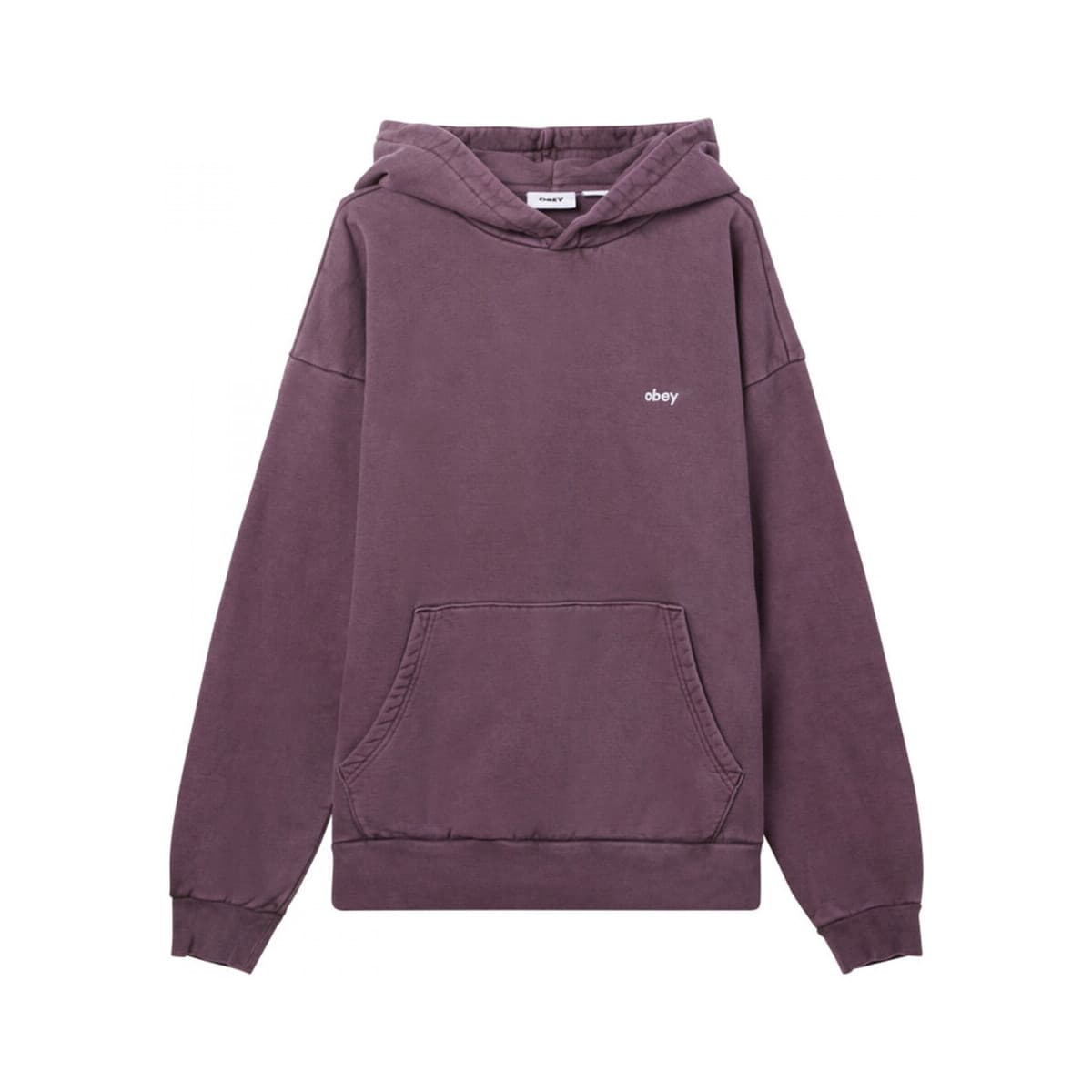 T-shirt με κουκούλα Obey Lowercase pigment hood