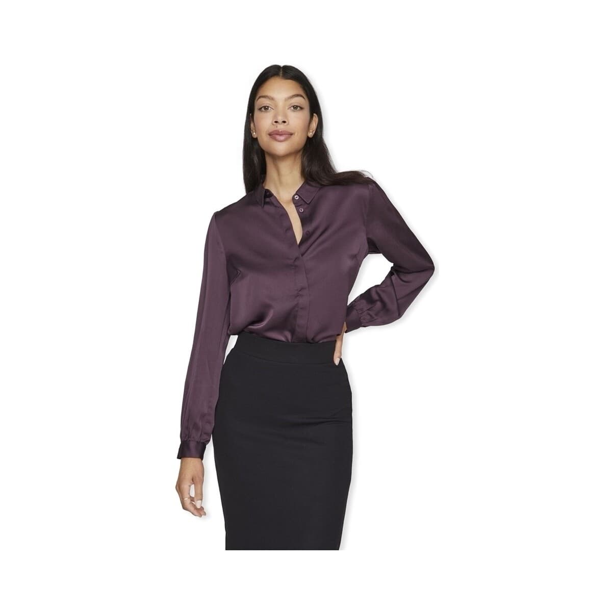 Women's T-Shirts Vila Purple