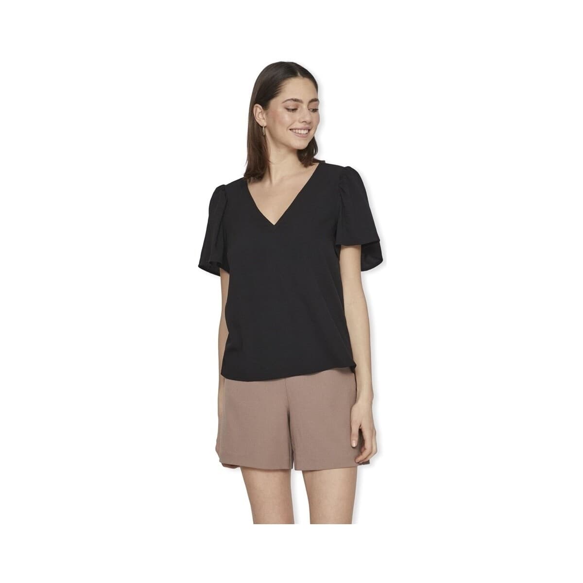 Women's T-Shirts Vila Black