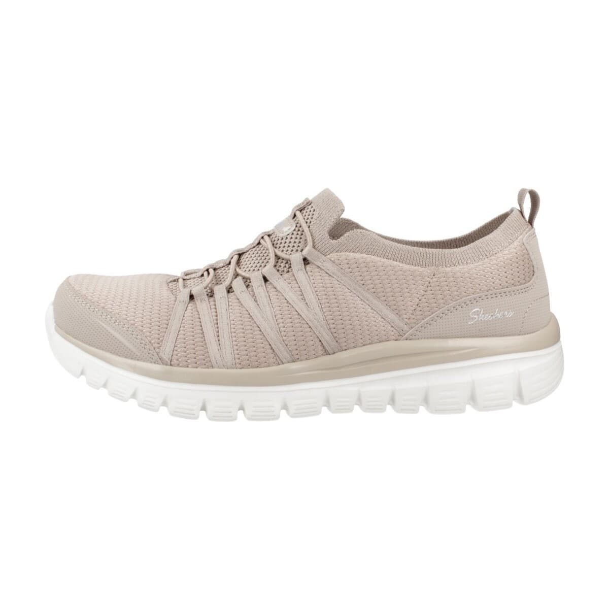 Women's Sports Shoes Skechers Beige