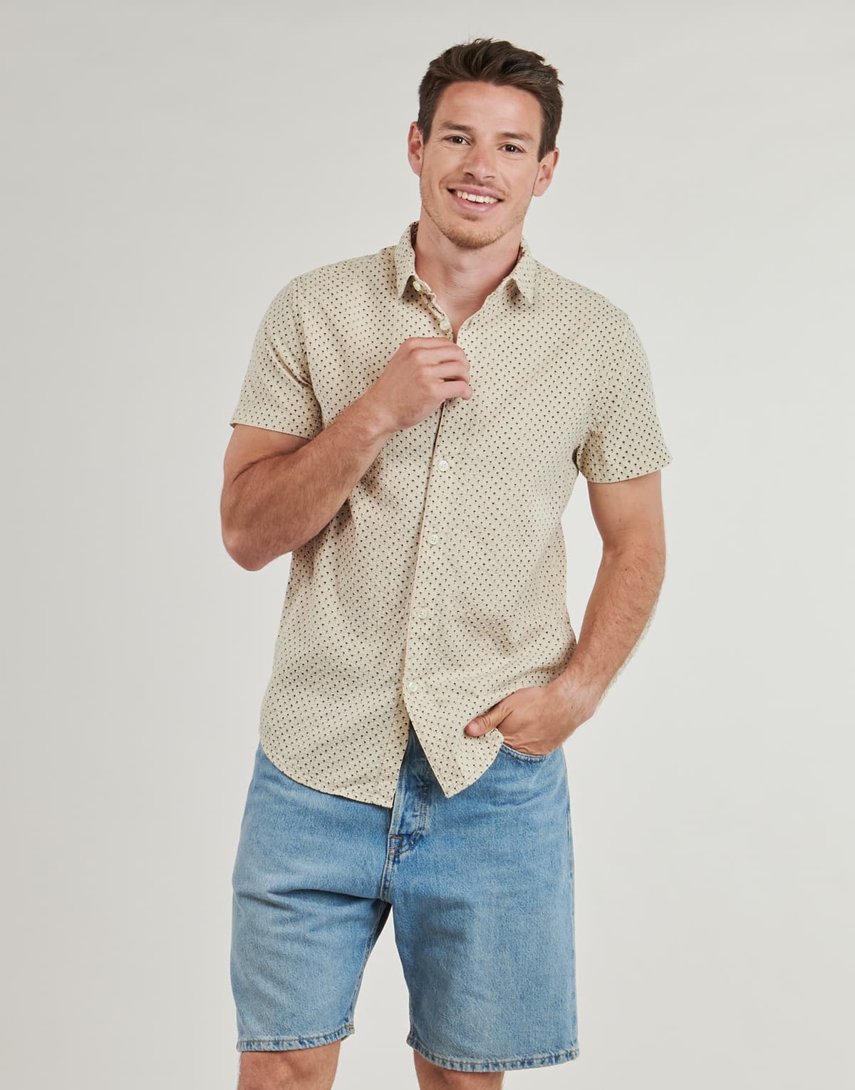 Men's Shirts Deeluxe Beige