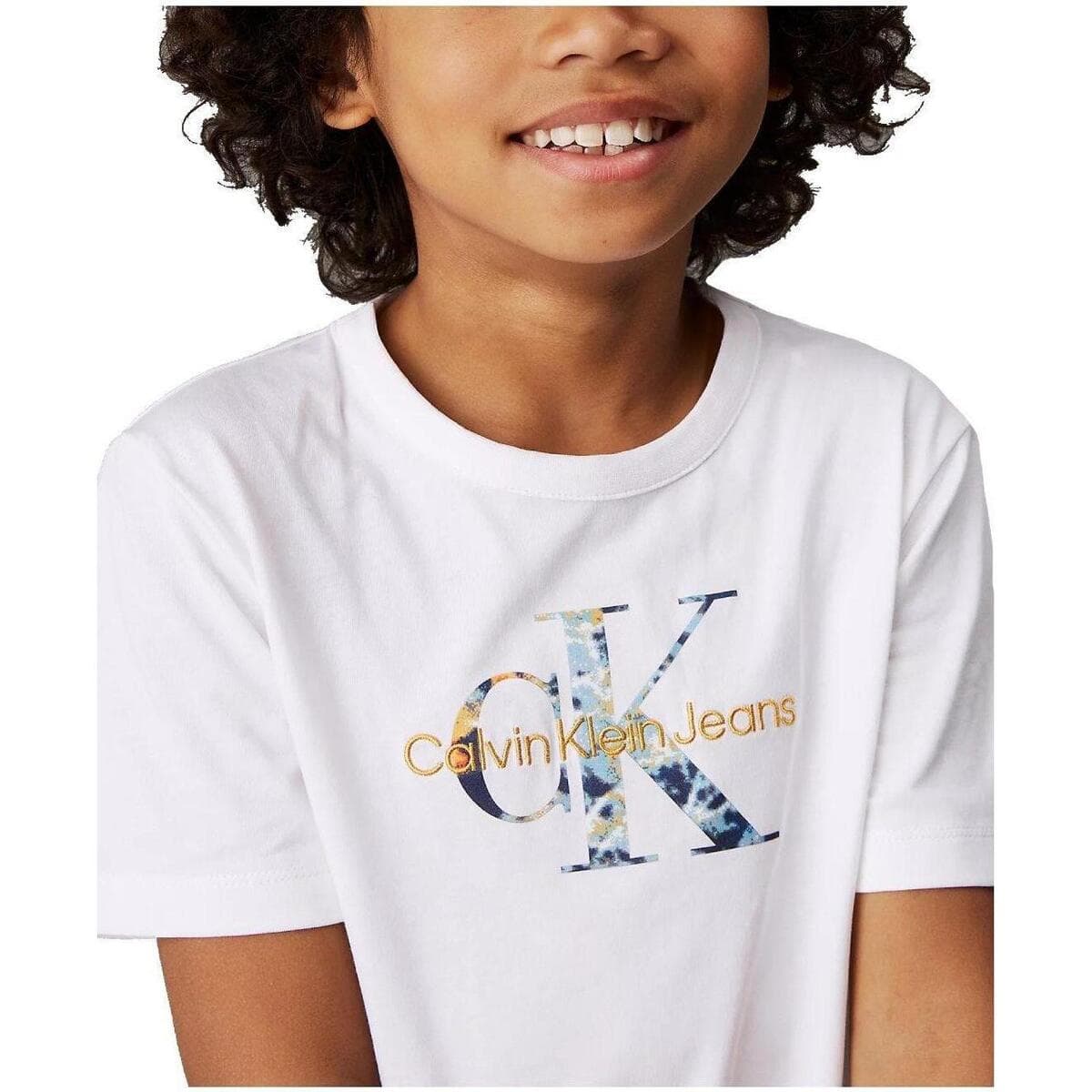 Boys' T-Shirts Calvin Klein White