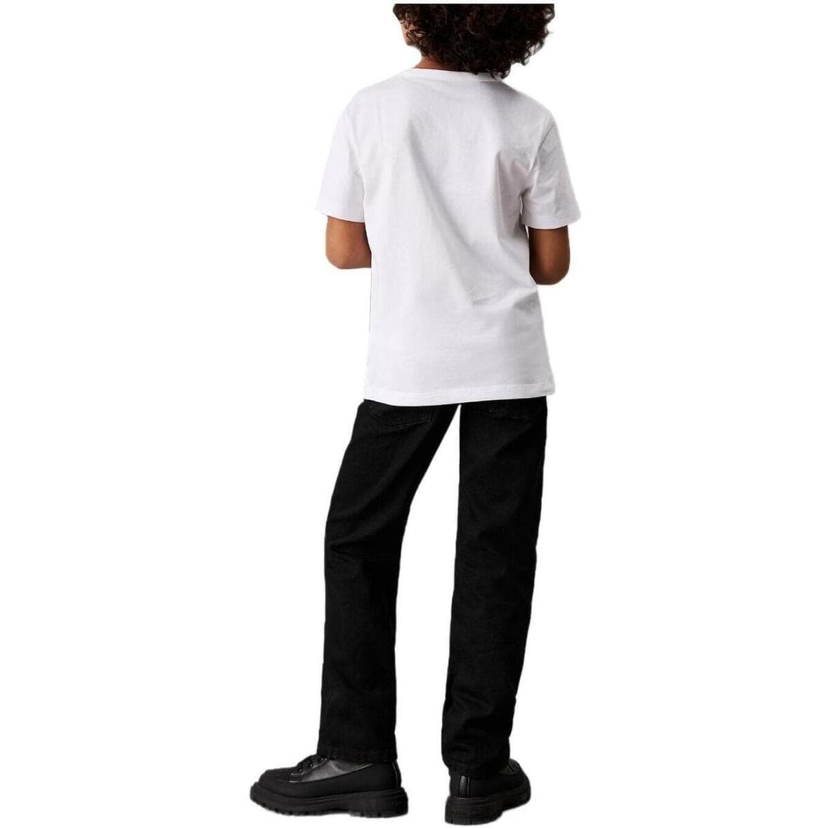 Boys' T-Shirts Calvin Klein White