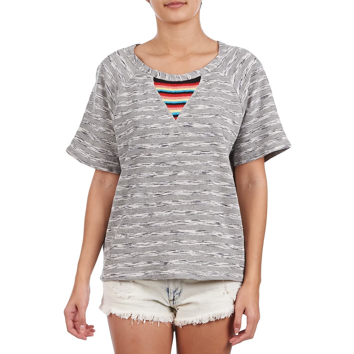 Women's Sports T-Shirts Manoush Gray