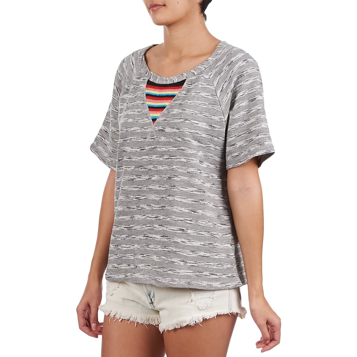 Women's Sports T-Shirts Manoush Gray