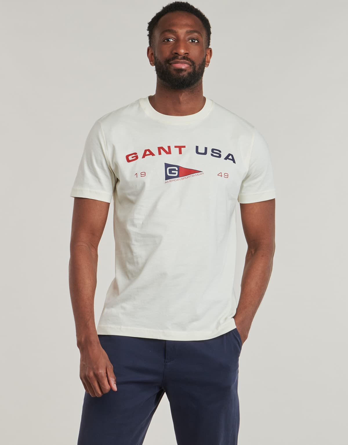 Men's T-Shirts Gant White