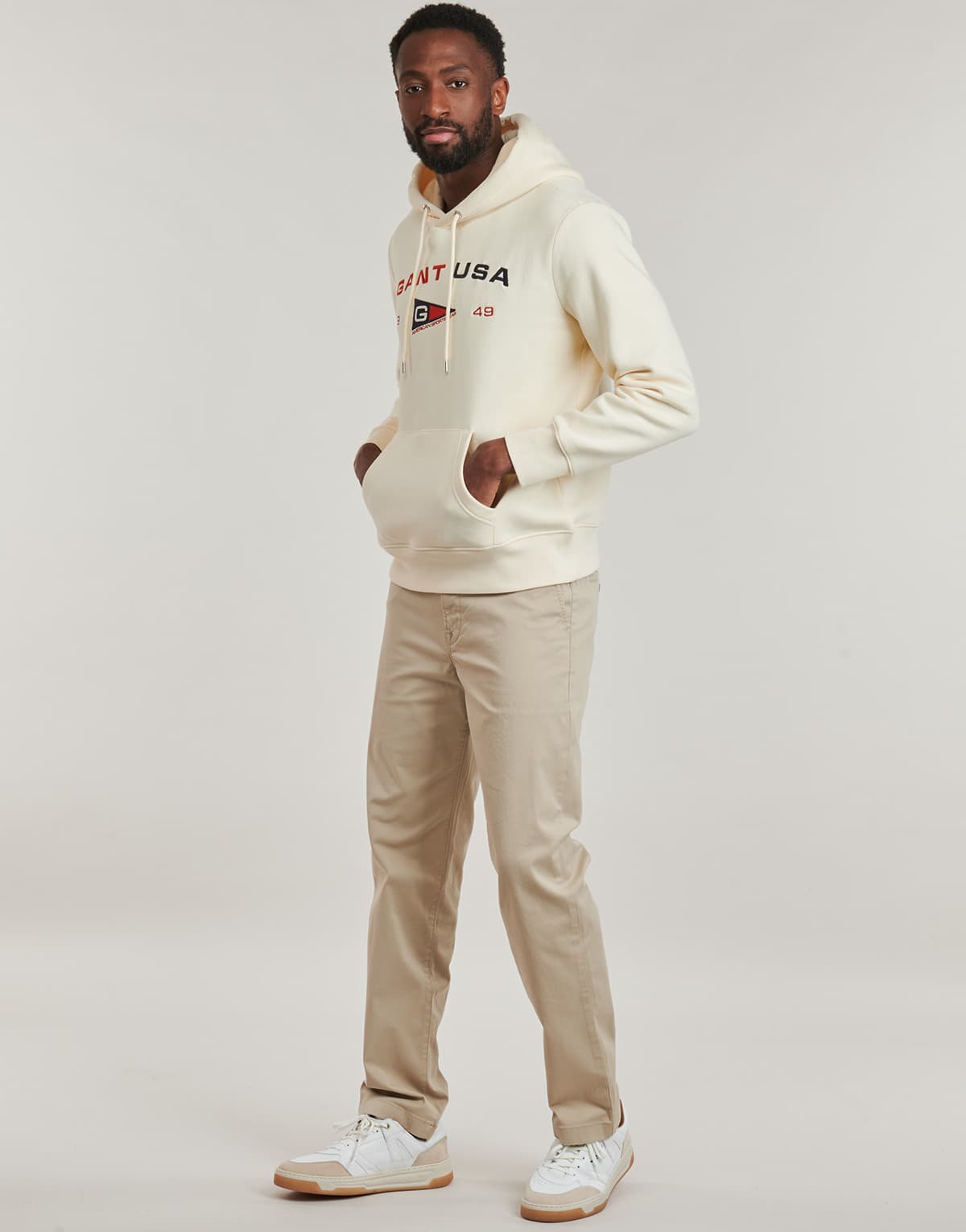 Men's Sweatshirts Gant White