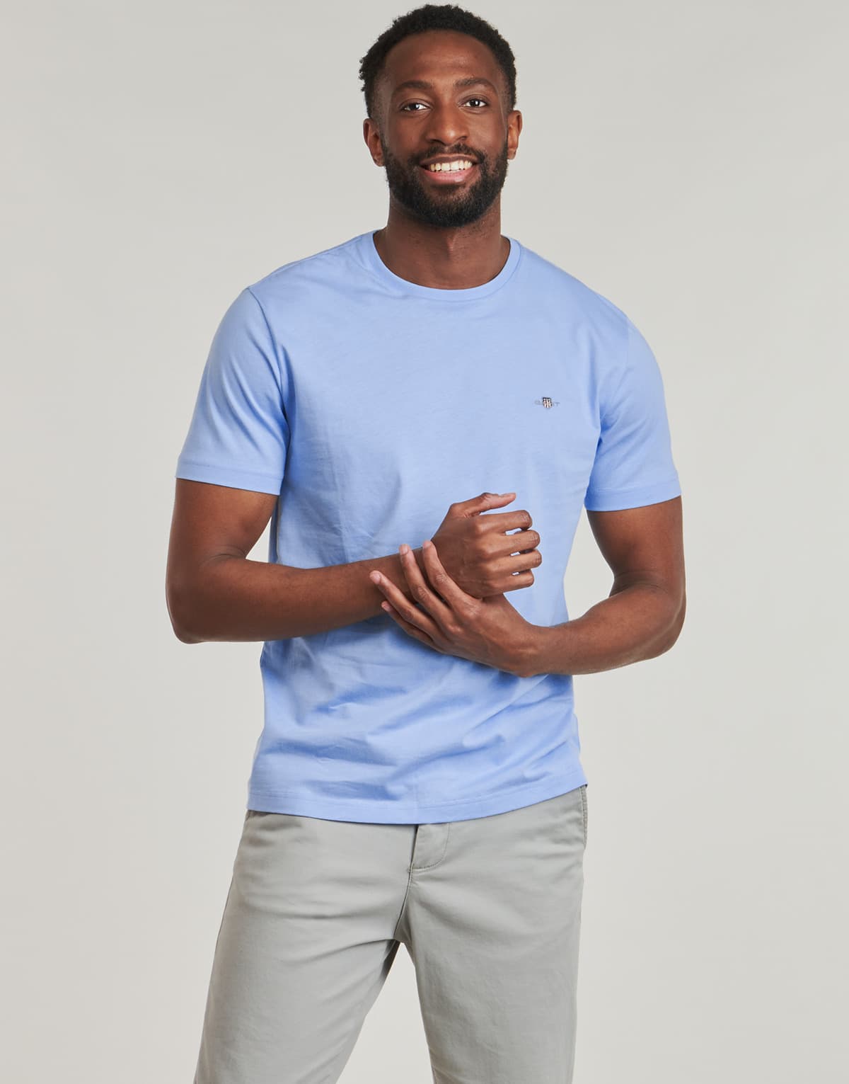 Men's T-Shirts Gant Blue