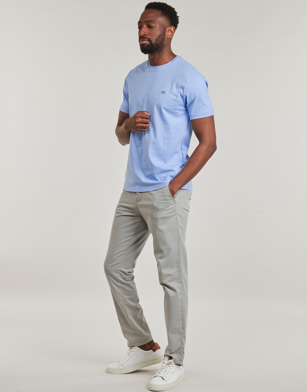 Men's T-Shirts Gant Blue