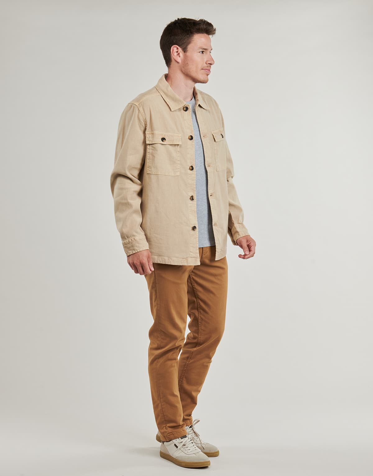 Men's T-Shirts Gant Beige