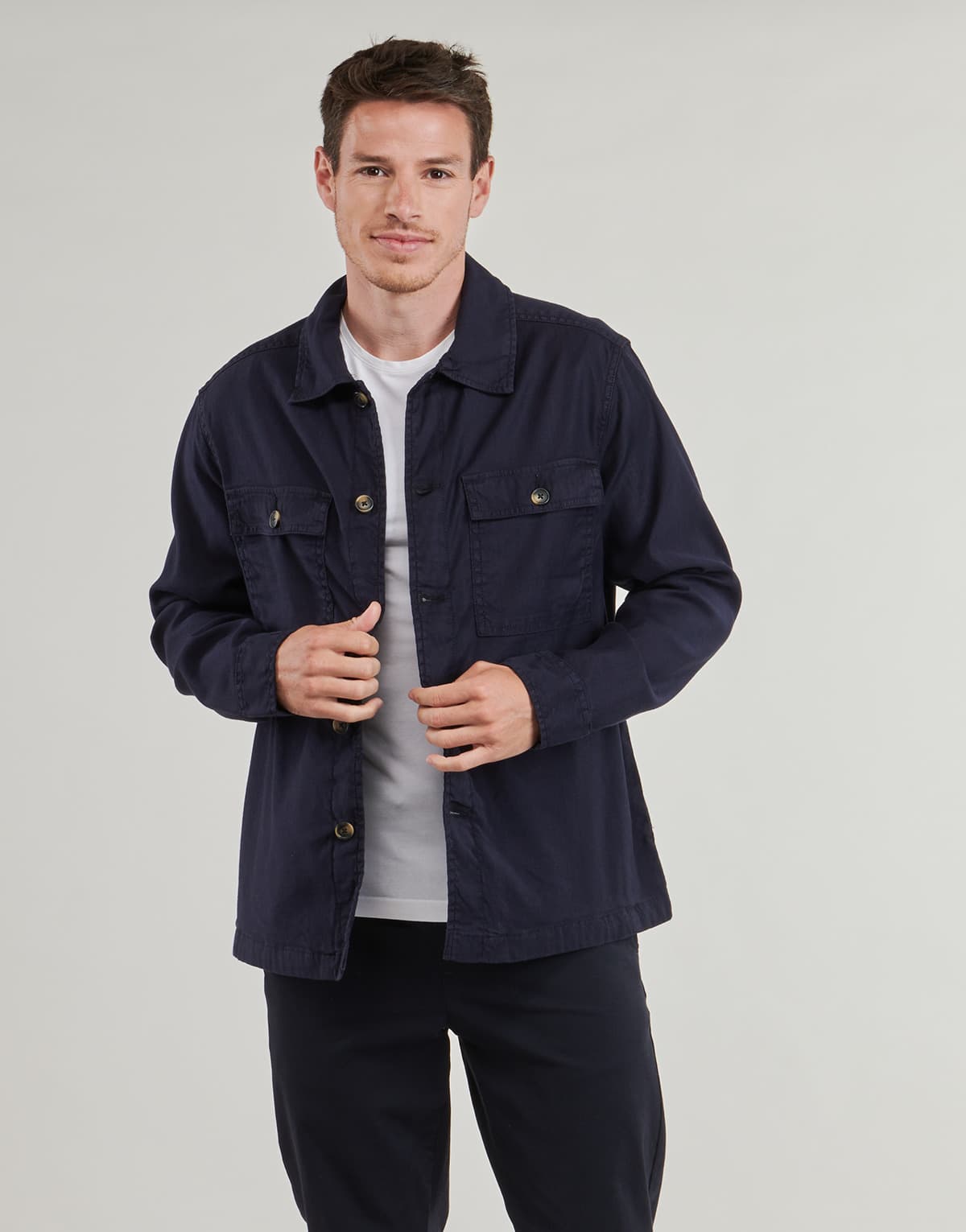 Men's T-Shirts Gant Blue