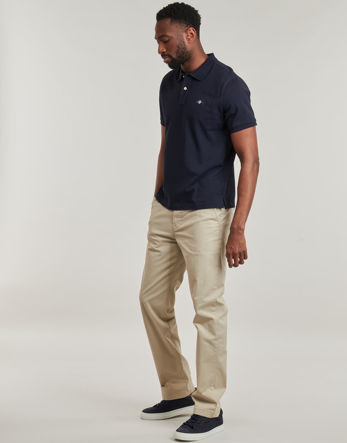 Men's Polo Shirts Gant Blue