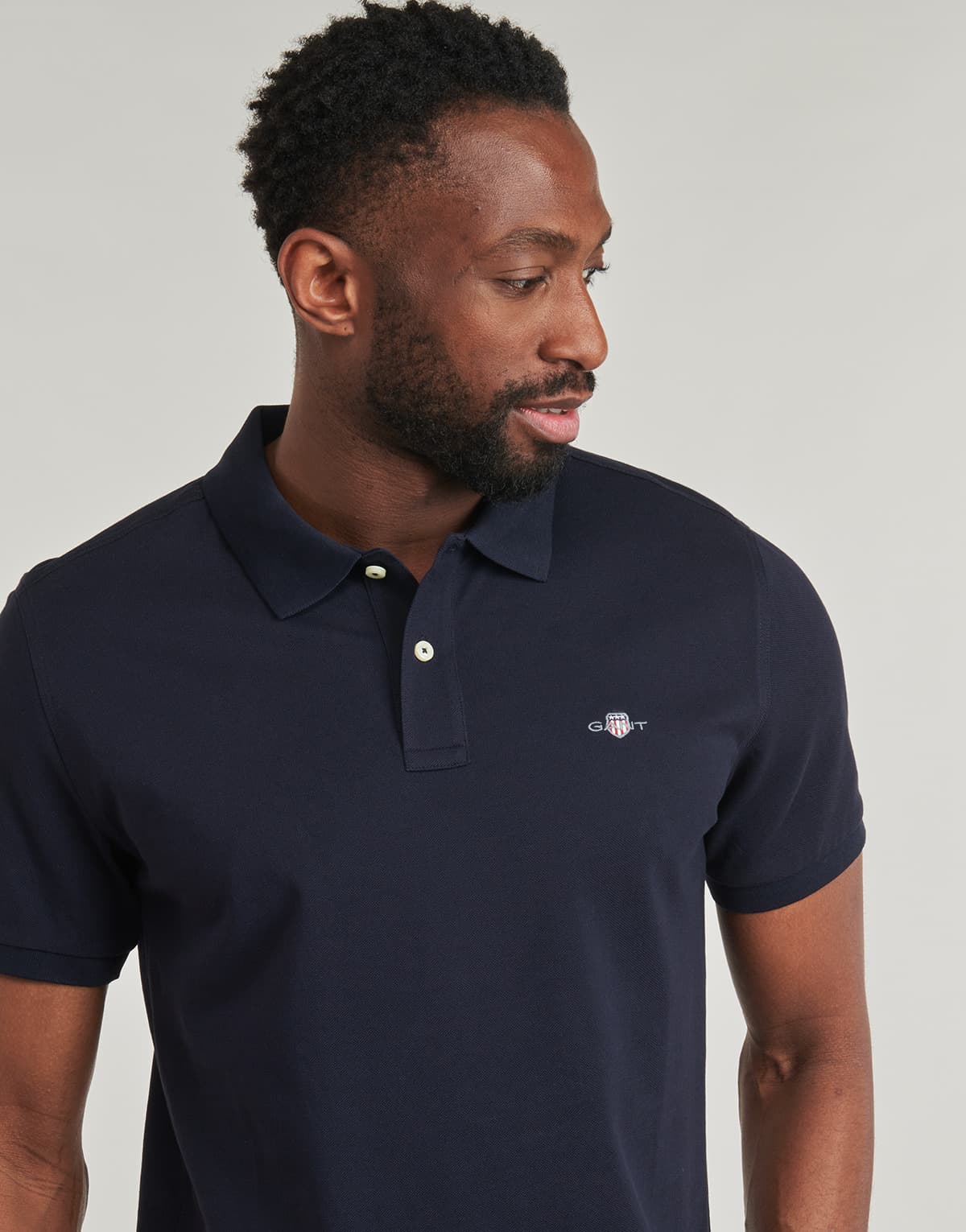 Men's Polo Shirts Gant Blue