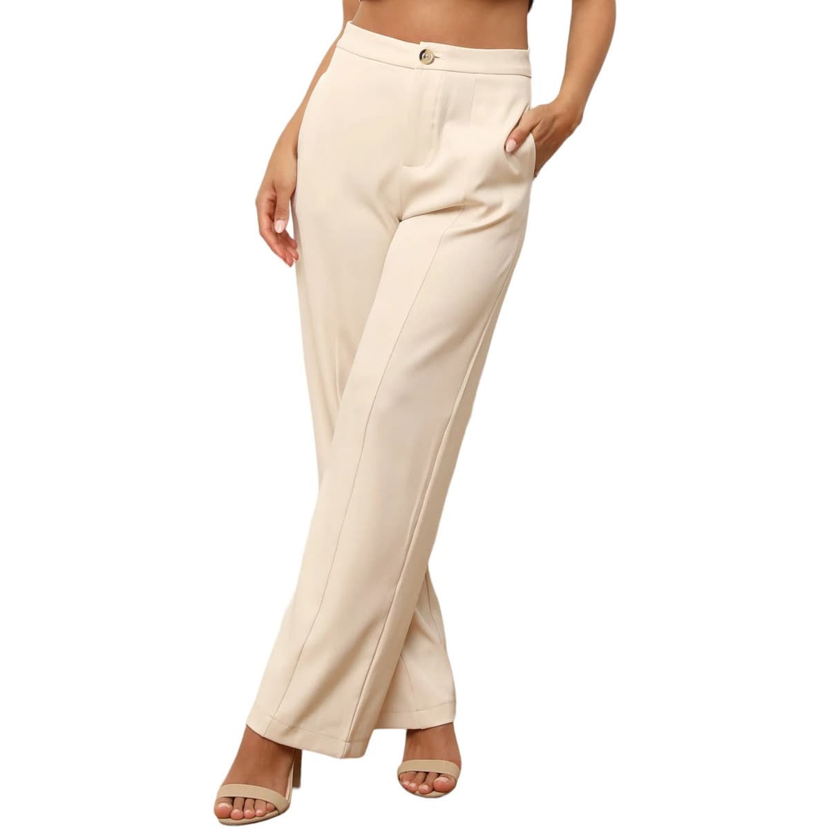 Women's Pants La Modeuse Beige