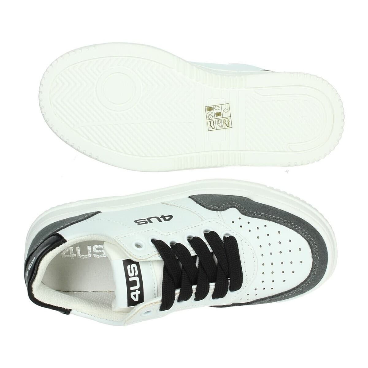 Boys' Sneakers 4Us Paciotti White