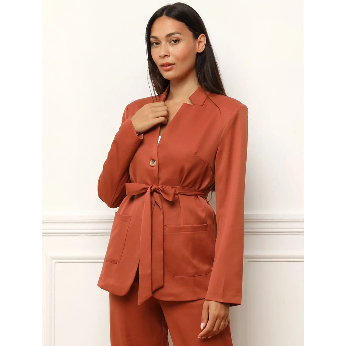 Women's Blazers La Modeuse Orange