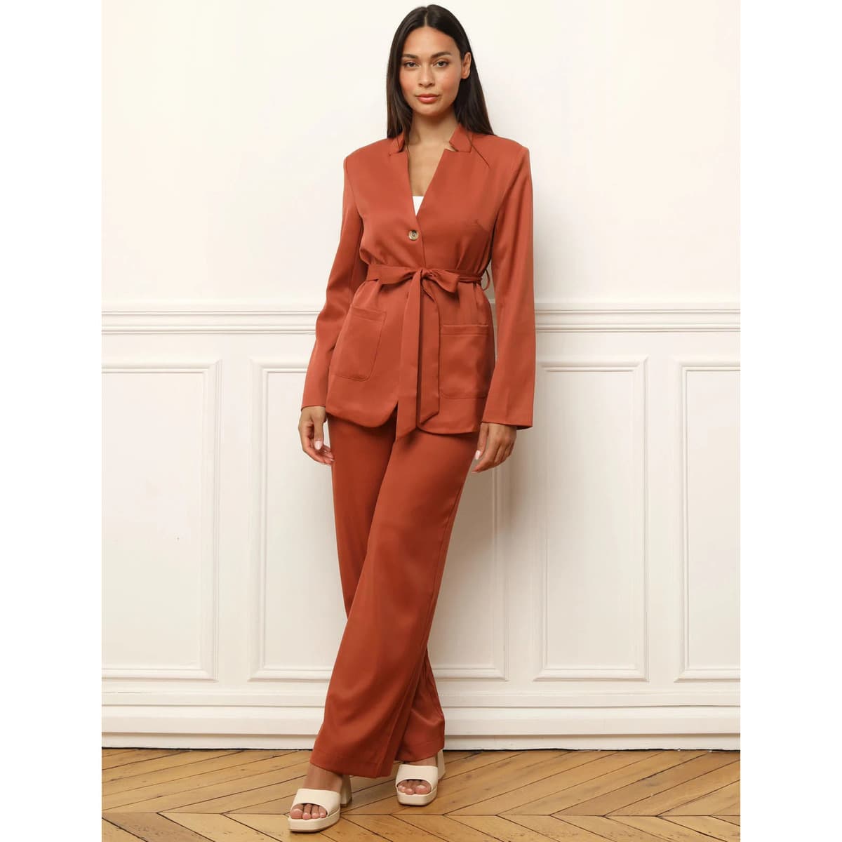 Women's Blazers La Modeuse Orange