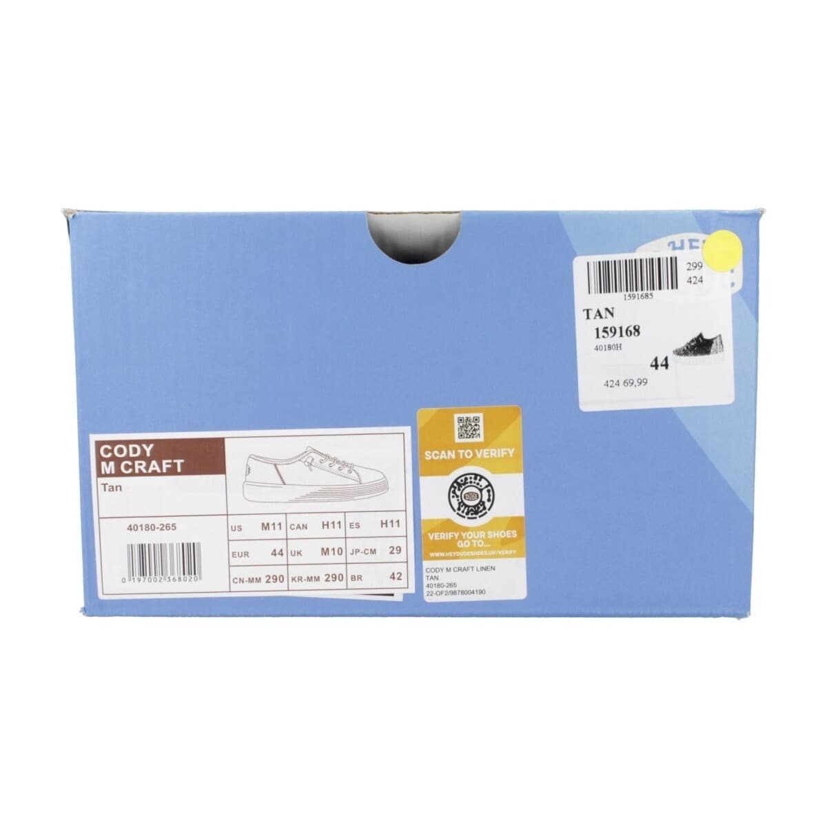 Men's Derby Shoes HEYDUDE Brown