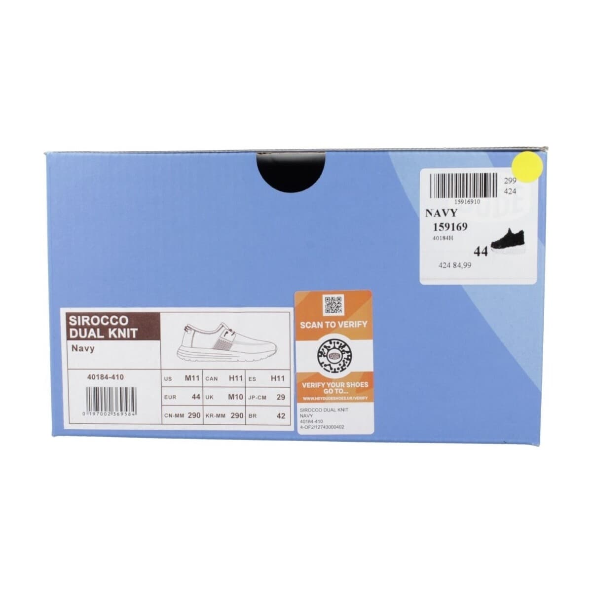 Men's Derby Shoes HEYDUDE Blue