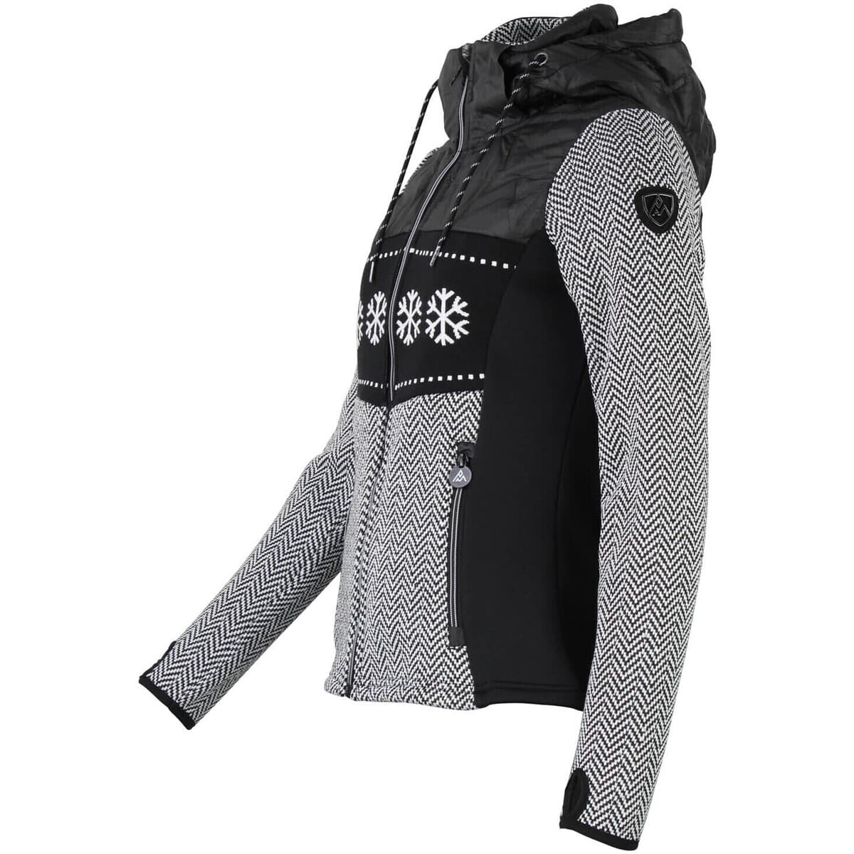 Women's Sweatshirts Peak Mountain Black