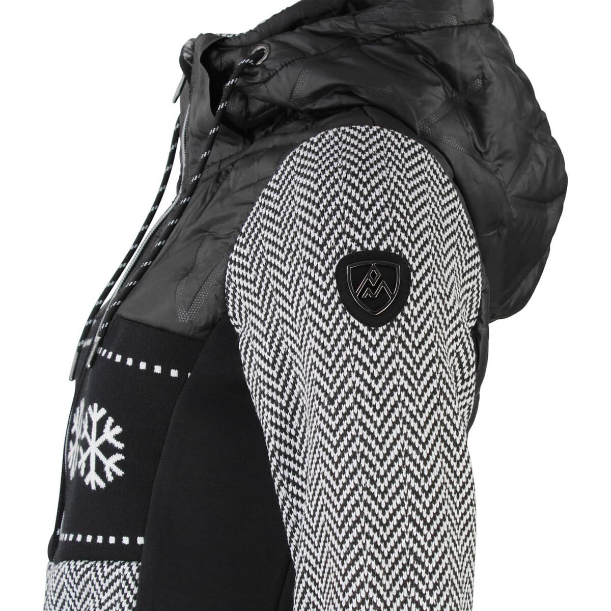 Women's Sweatshirts Peak Mountain Black