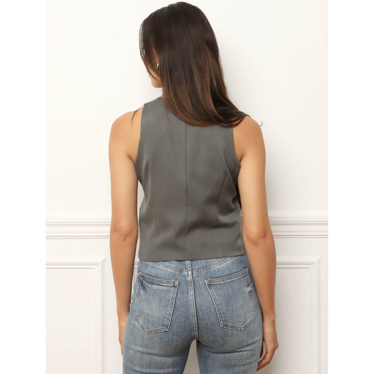 Women's Blazers La Modeuse Gray