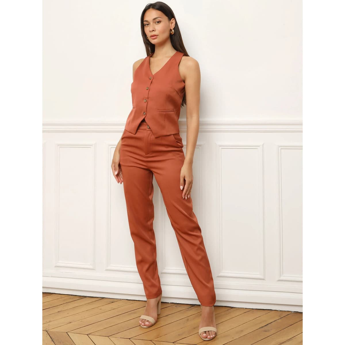 Women's Blazers La Modeuse Orange