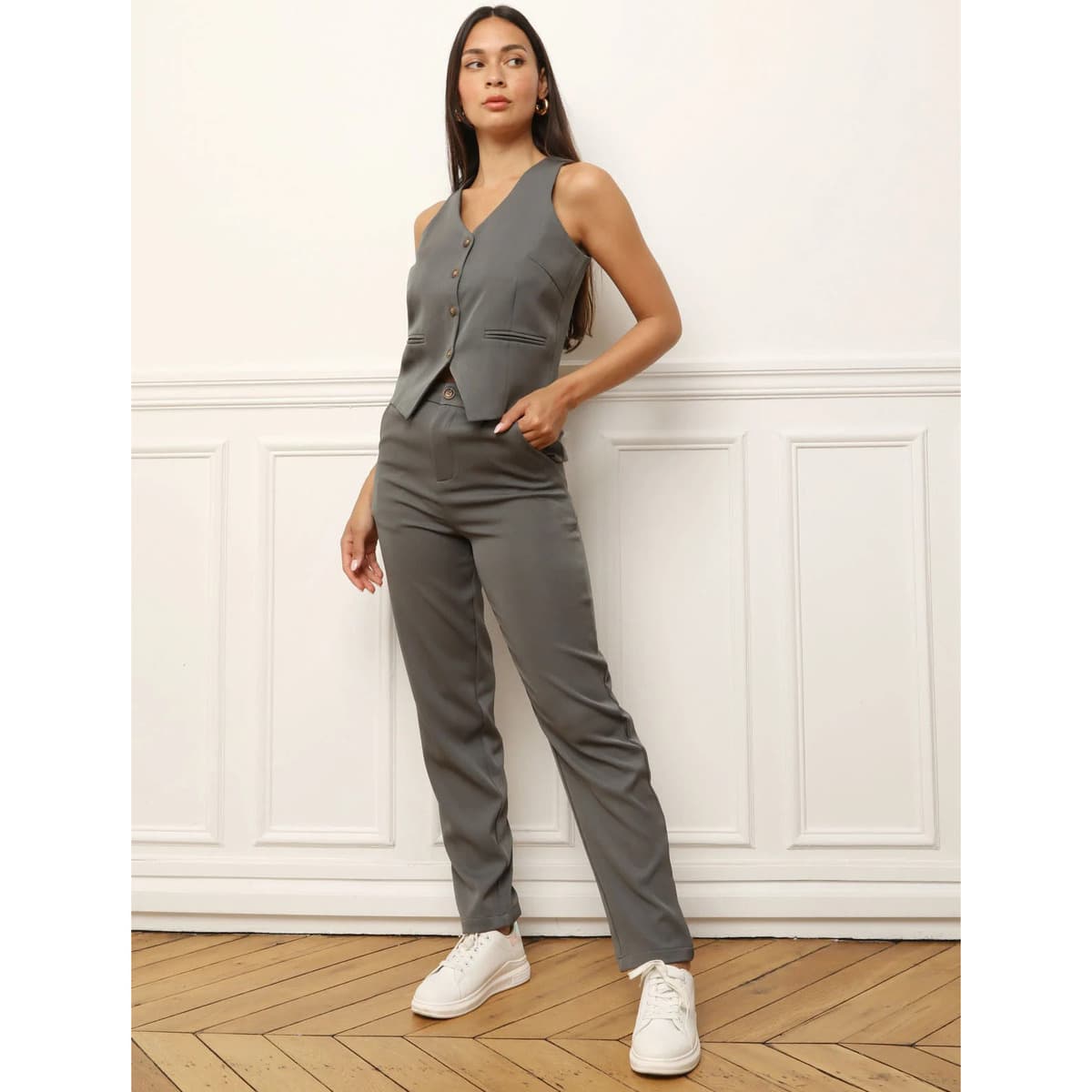 Women's Pants La Modeuse Gray