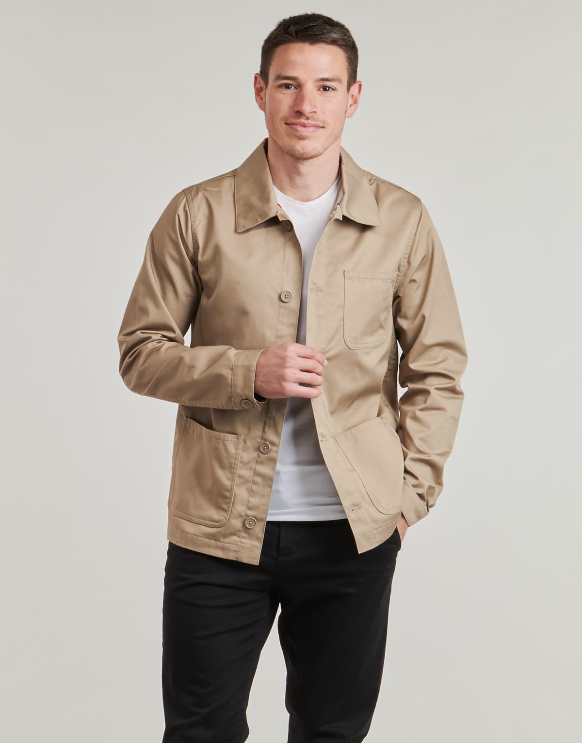 Men's Jackets Harrington Beige