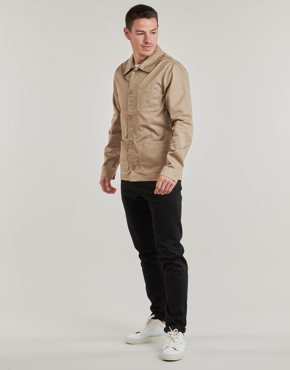 Men's Jackets Harrington Beige