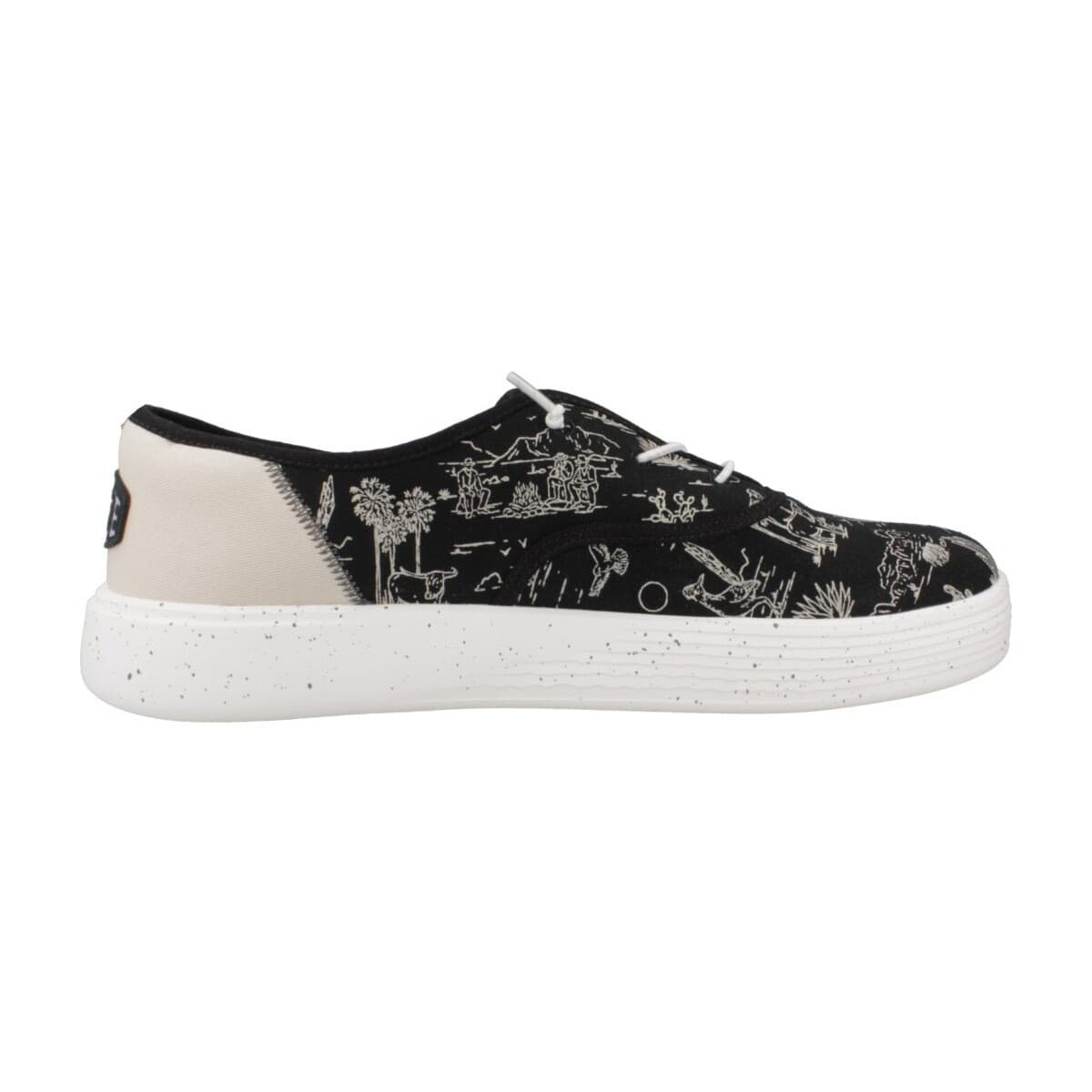 Men's Derby Shoes HEYDUDE Black