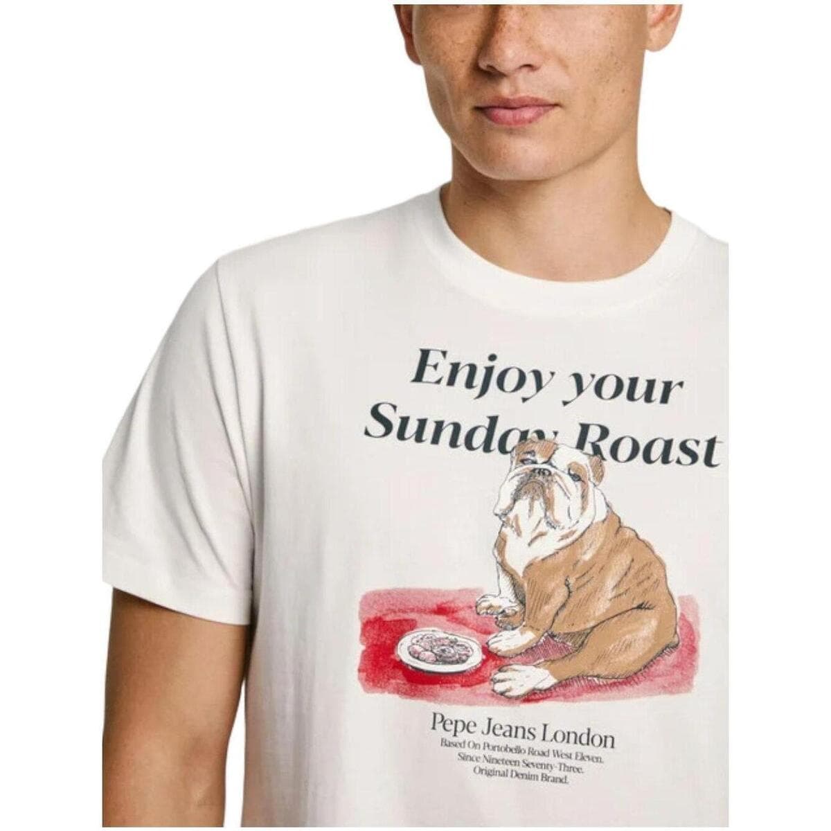 Men's T-Shirts Pepe Jeans White