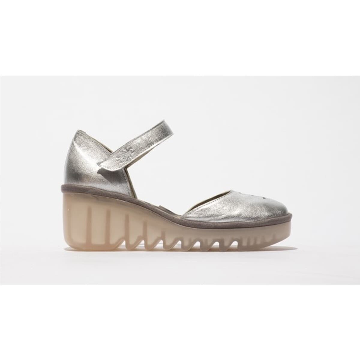 Women's Platforms Fly London Silver