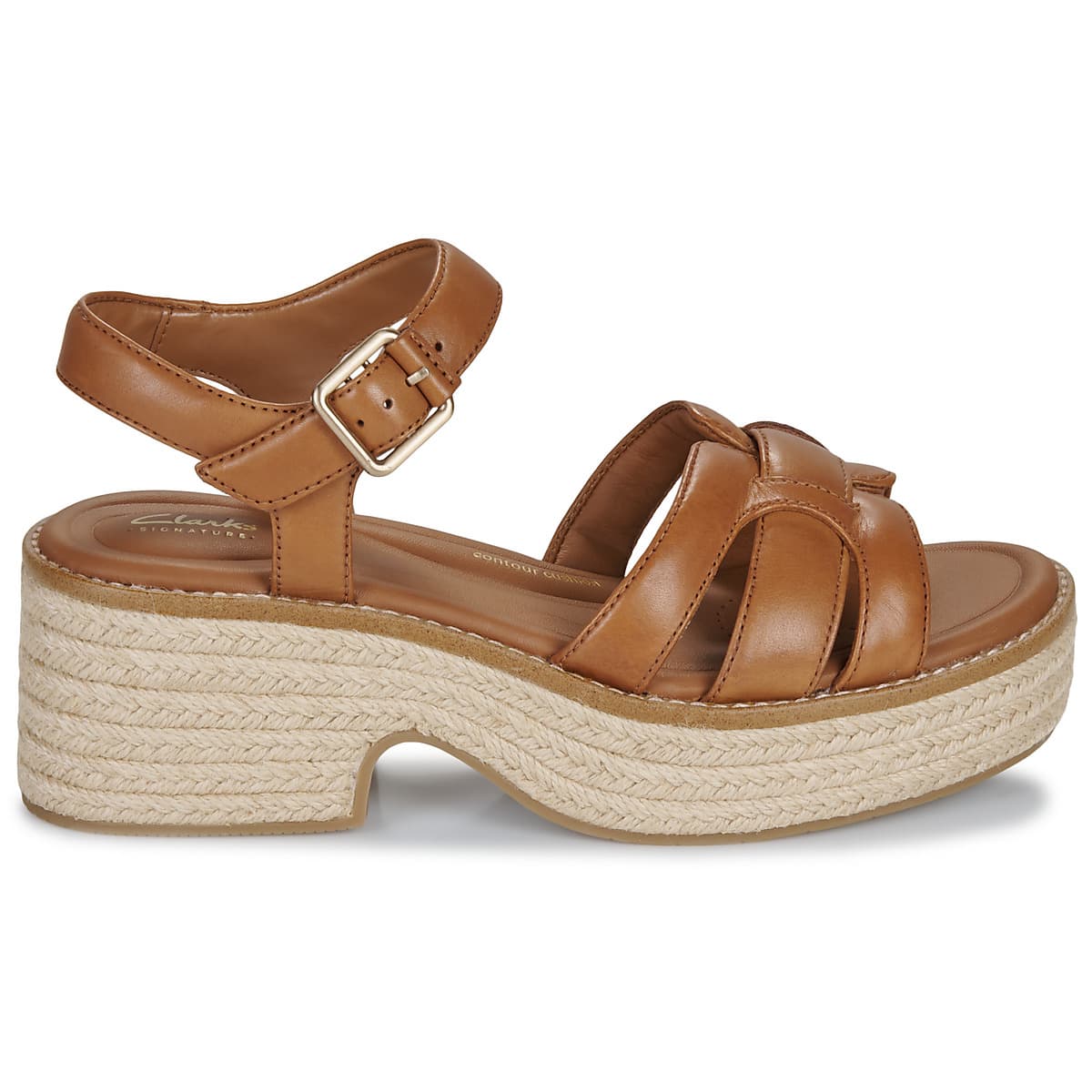 Women's Platforms Clarks Brown