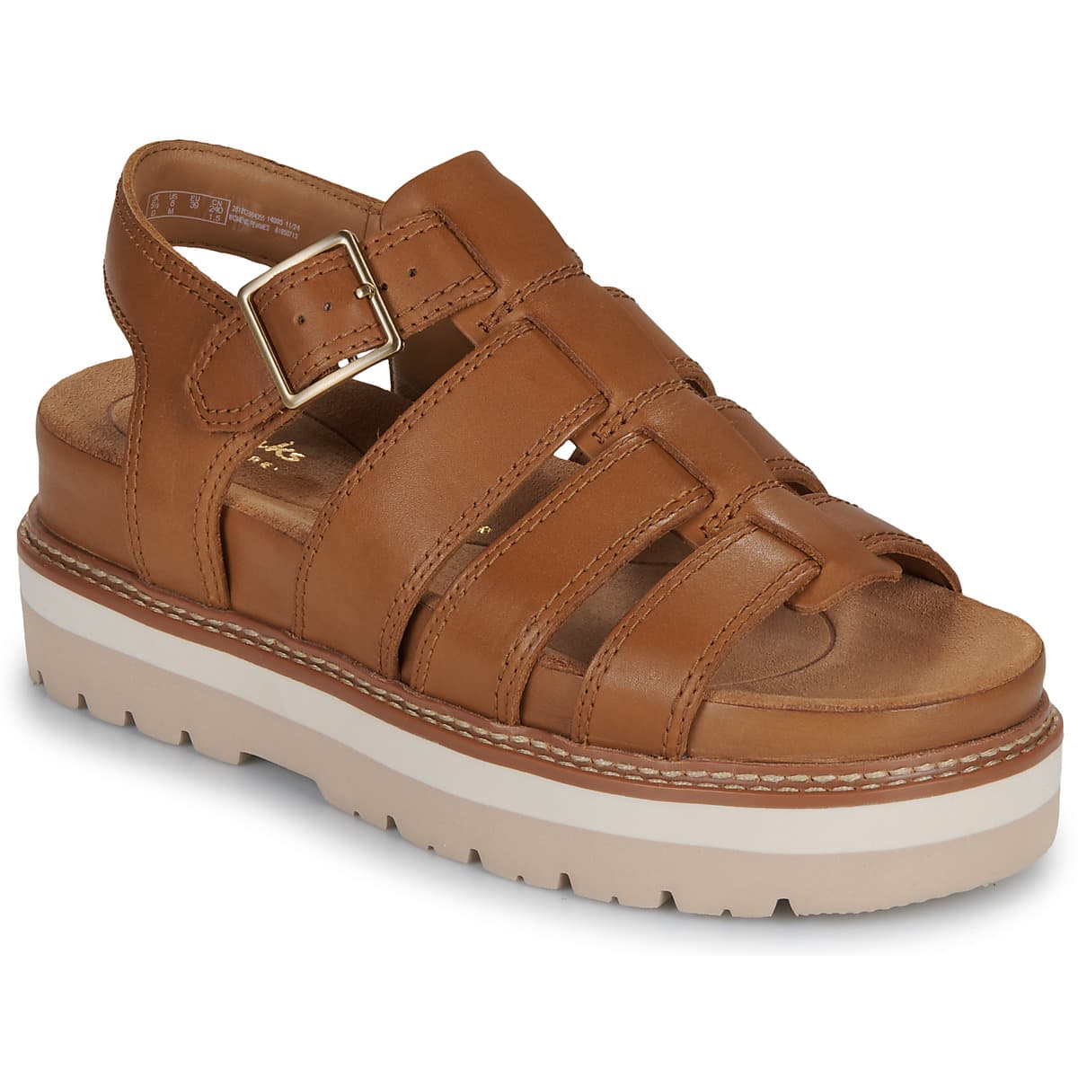 Women's Platforms Clarks Brown