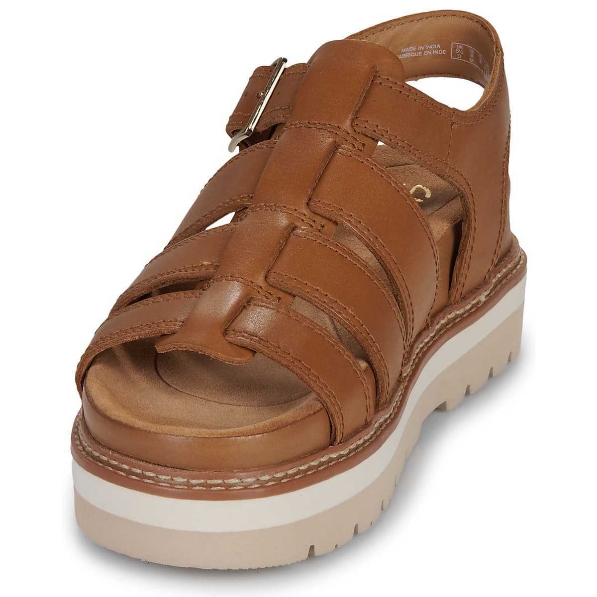 Women's Platforms Clarks Brown