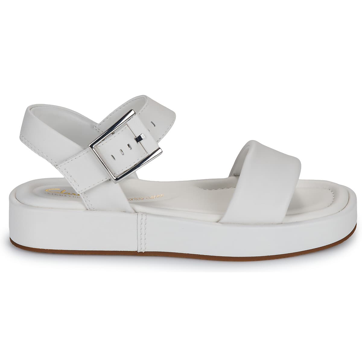 Women's Platforms Clarks White