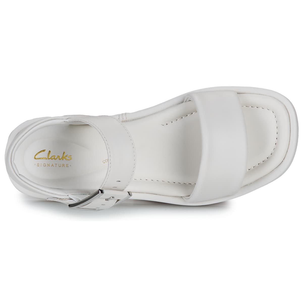 Women's Platforms Clarks White