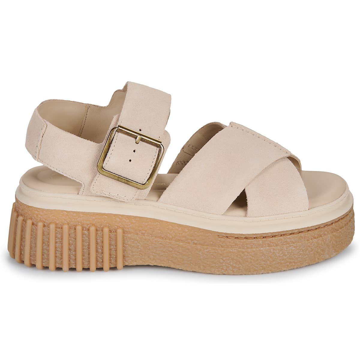 Women's Platforms Clarks Beige
