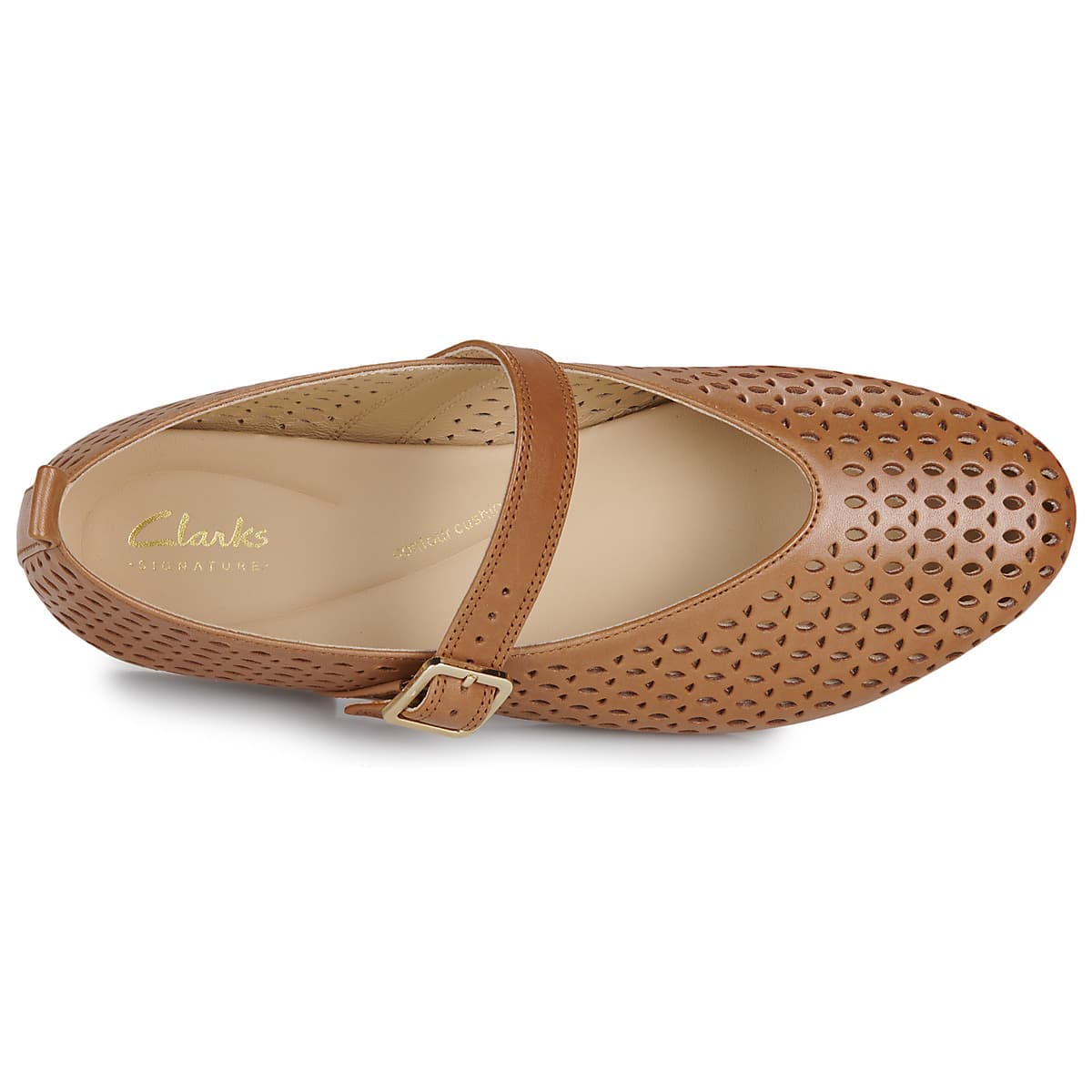 Women's Ballet Flats Clarks Brown