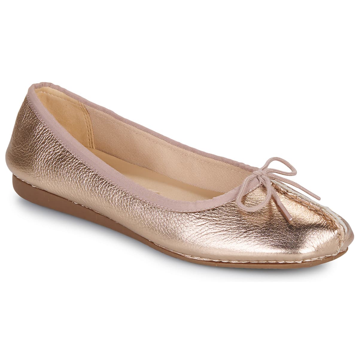 Women's Ballet Flats Clarks Gold