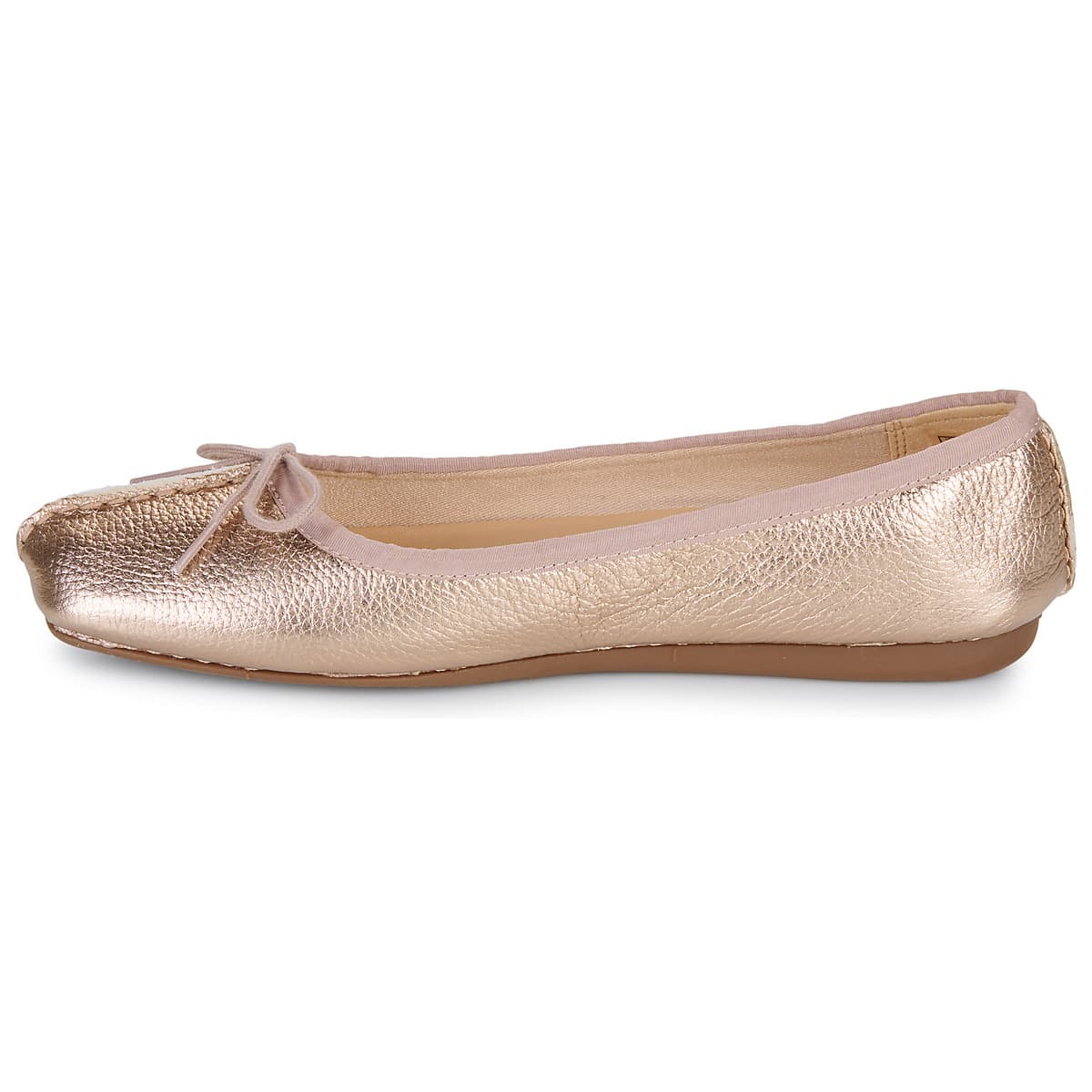 Women's Ballet Flats Clarks Gold