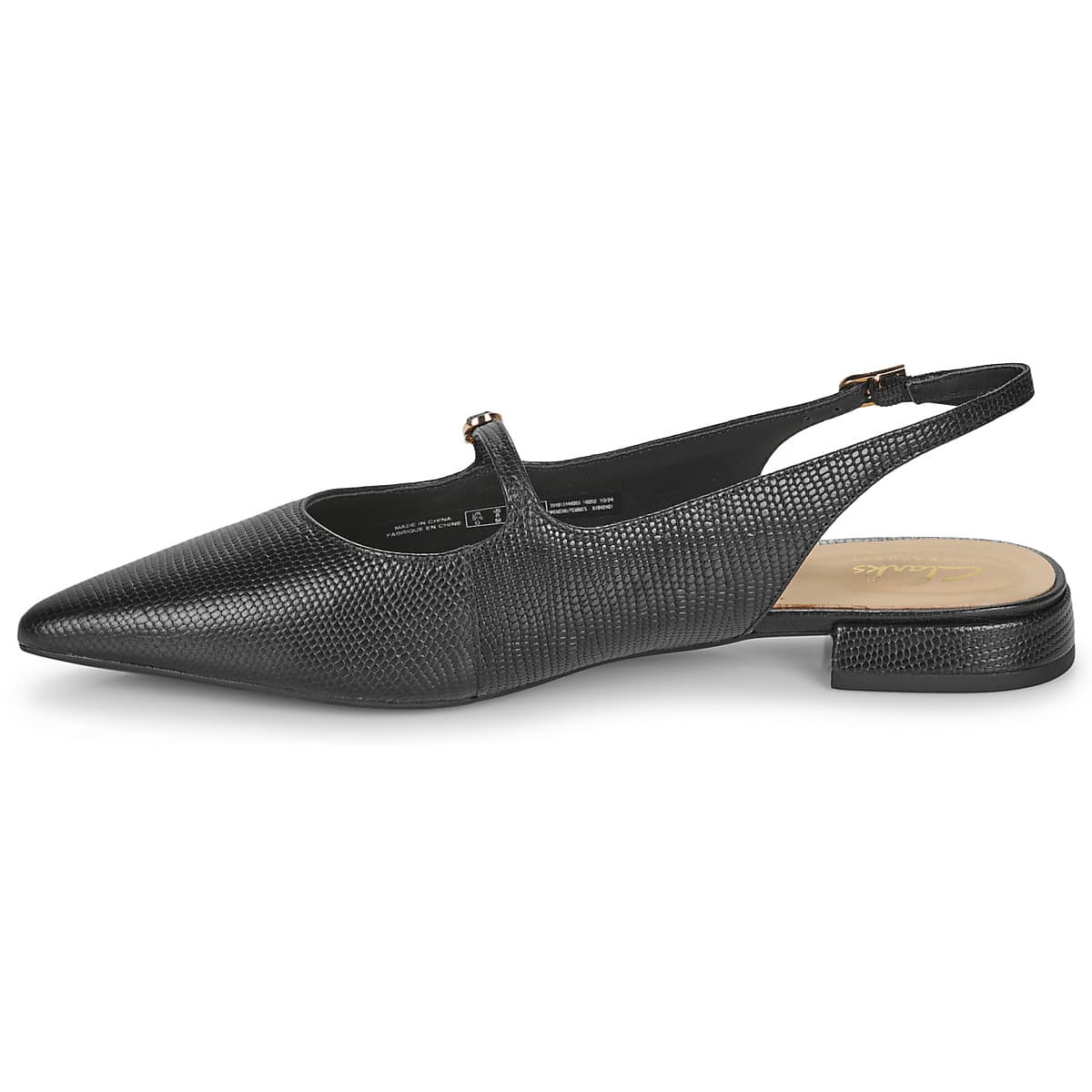 Women's Ballet Flats Clarks Black