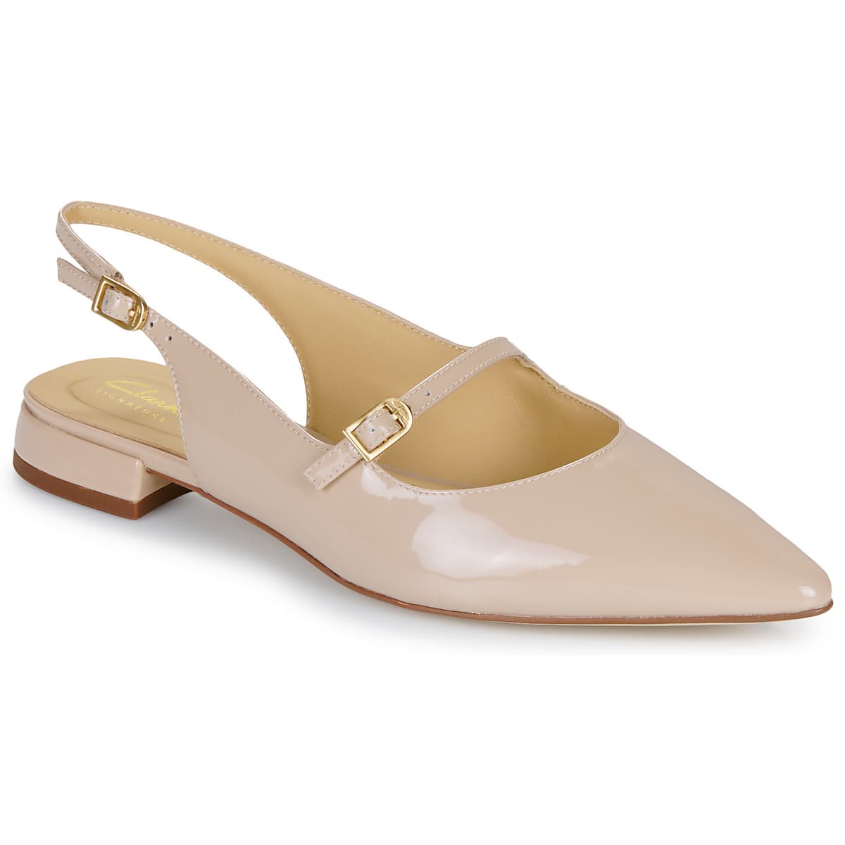 Women's Ballet Flats Clarks Beige