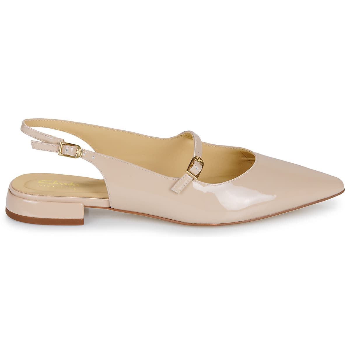 Women's Ballet Flats Clarks Beige