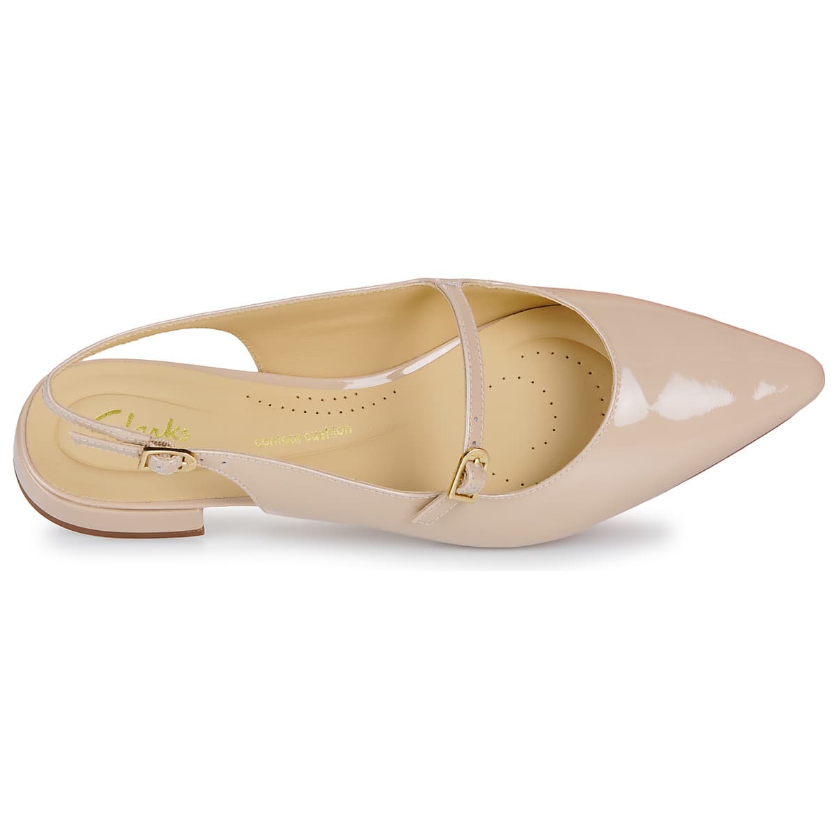 Women's Ballet Flats Clarks Beige